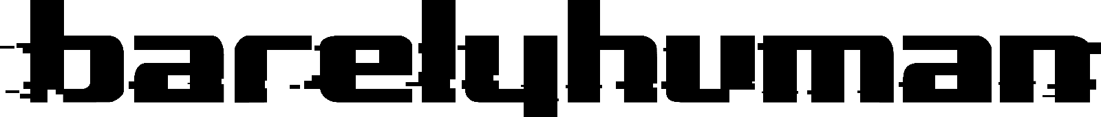 Barely Human Logo